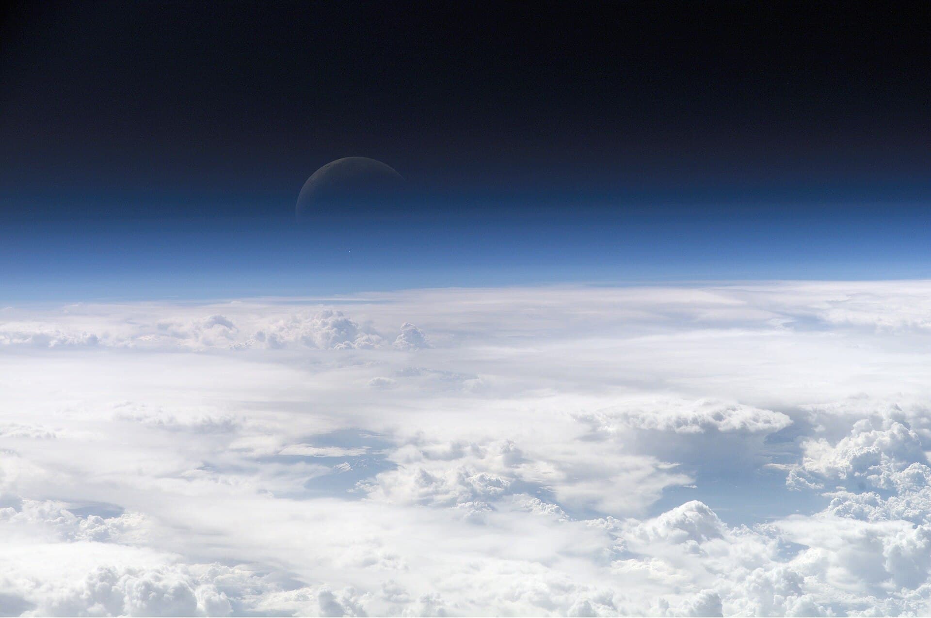 Clouds seen from above
